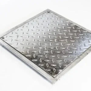 Edelstahl/Aluminium Schachtabdeckung GS begehbar tagwasser und geruchsdicht verschraubt Versand Am Gleichen Tag