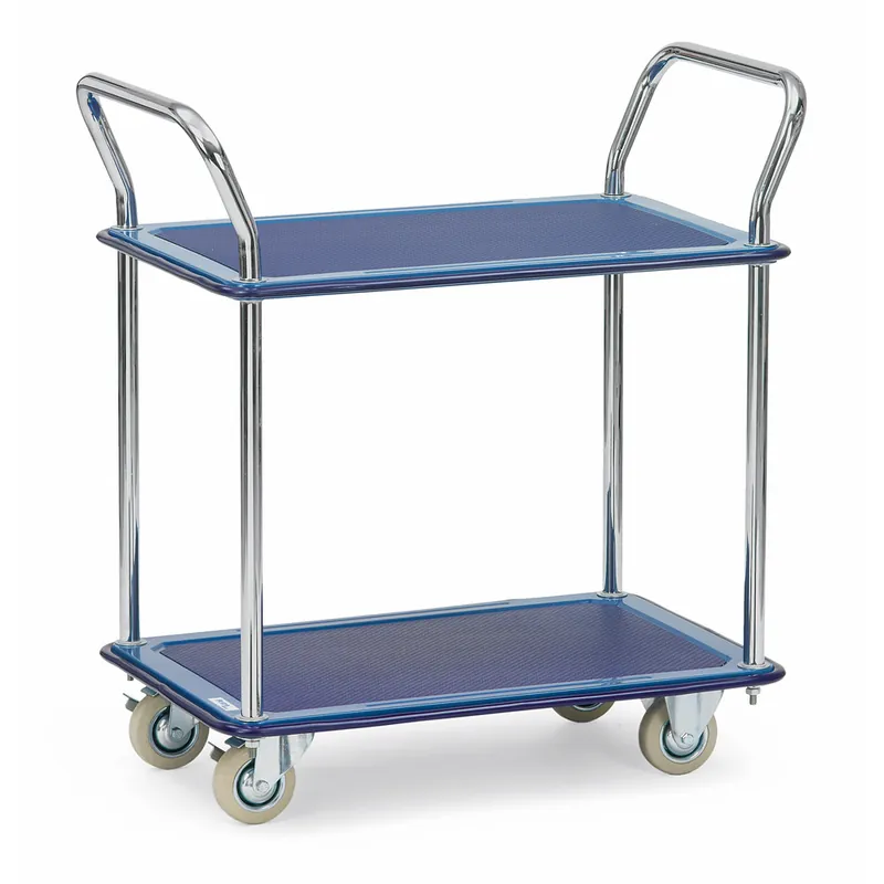 Neue Kollektion fetra Ganzstahl-Tischwagenwagen 3112/3 wahlweise mit 2 oder 3 Böden