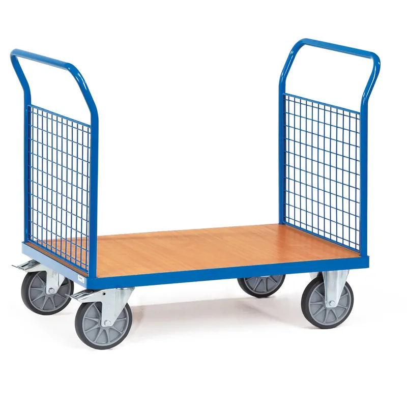 fetra Stirnwandwagen mit 1-4 Wänden aus Holz oder Drahtgitter Nur Für Kurze Zeit
