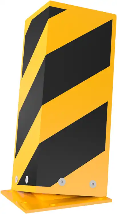 Zertifiziert Anfahrschutz, elastisch, gelb