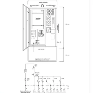 Günstig Steidele Anschlussverteilerschrank AV 63.1/111-6