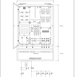 Steidele Anschlussschrank A 250/4 Rabatt