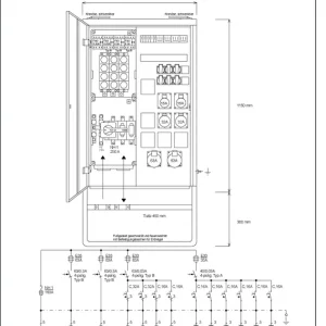 Echt Steidele Verteilerschrank V 160.4/222-6