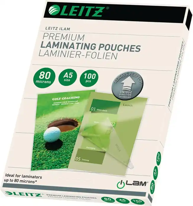 Nur Heute Laminierfolie DIN A3 L426xB303mm Folienstärke 80 µm KT=100 St.LEITZ