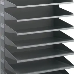 Sortierstation 8 Fächer H540xB360xT250mm Stahlbl.lichtgrau DURABLE Heißes Angebot