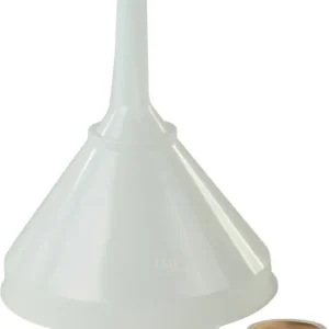 Trichter D.168/17mm H.199mm HD-PE natur m.Sieb HÜNERSDORFF Highlight