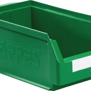 Sichtlagerkasten L350xB200xH150mm PE grün RASTERPLAN Saisonangebot