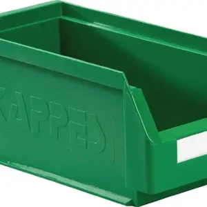 Sichtlagerkasten L290xB140xH130mm PE grün RASTERPLAN Top-Preis