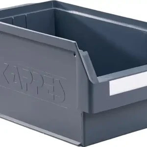 Sichtlagerkasten L350xB200xH200mm PE grau RASTERPLAN Finale Aktion