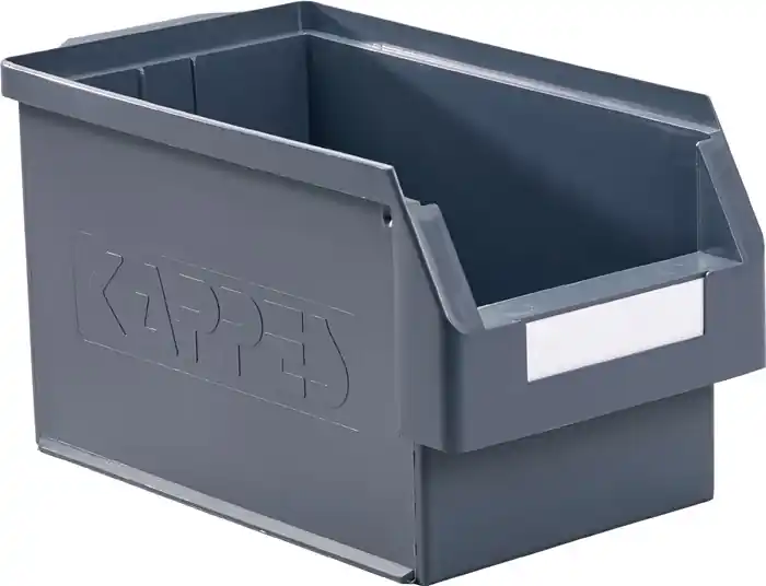 Sichtlagerkasten L350xB200xH200mm PE grau RASTERPLAN Finale Aktion