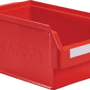 Sichtlagerkasten L350xB200xH200mm PE rot RASTERPLAN Sonderangebot