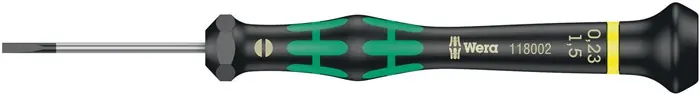 Markenware Elektronik-Feinmechanik-Schraubendreher 2035 1,5mm Klingen-L.40mm WERA