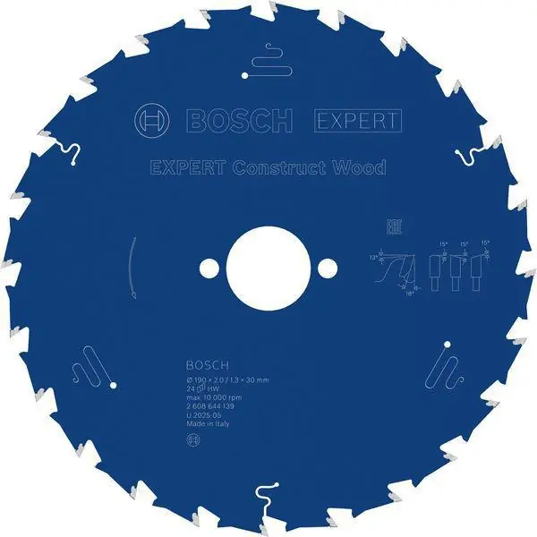 Saisonangebot Kreissägeblatt AD 190mm Z.24 WZ Bohr.30mm Schnitt-B.2mm HM BOSCH