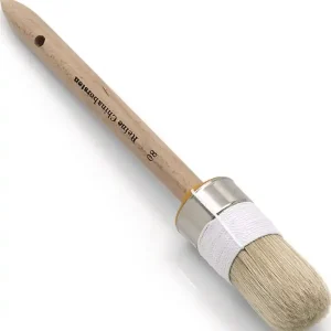 Ringpinsel Gr.10 Borsten-L.87mm 20mm helle Chinaborste roh.Holzstiel NÖLLE VE: 12 Stück Letzte Chance