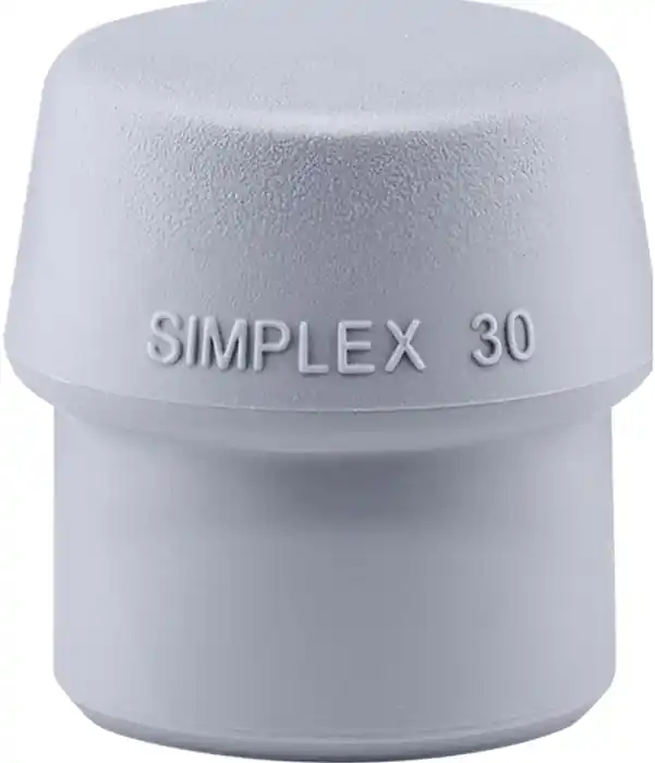 Nur Für Kurze Zeit Schonhammerkopf SIMPLEX Kopf-Ø 30mm TPE-mid grau mittelh.HALDER