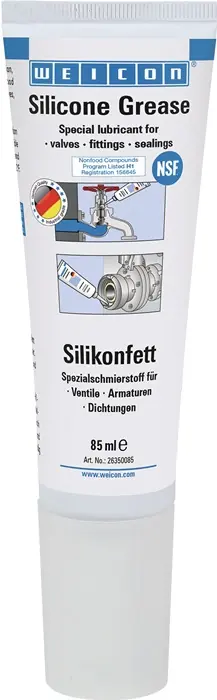 Begrenztes Angebot Silikonfett NSF-H1 transp.85g Tube WEICON VE: 12 Stück