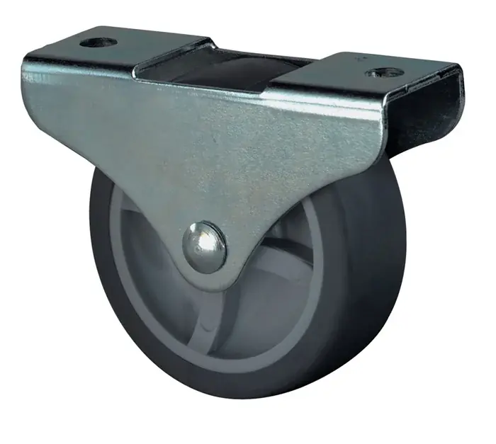 Kastenrolle D.30mm Trgf.35kg Material thermoplastischer Gum.m.Platte BS ROLLEN Sonderangebot