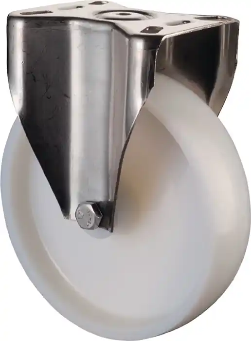 Neue Ware Bockrolle D.125mm Trgf.130kg Ku.Platte L95xB80mm BS ROLLEN