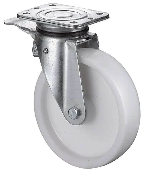 Top-Angebot Schwerlastlenkrolle D.250mm Trgf.600kg m.Festst.Ku.138x110mm BS ROLLEN