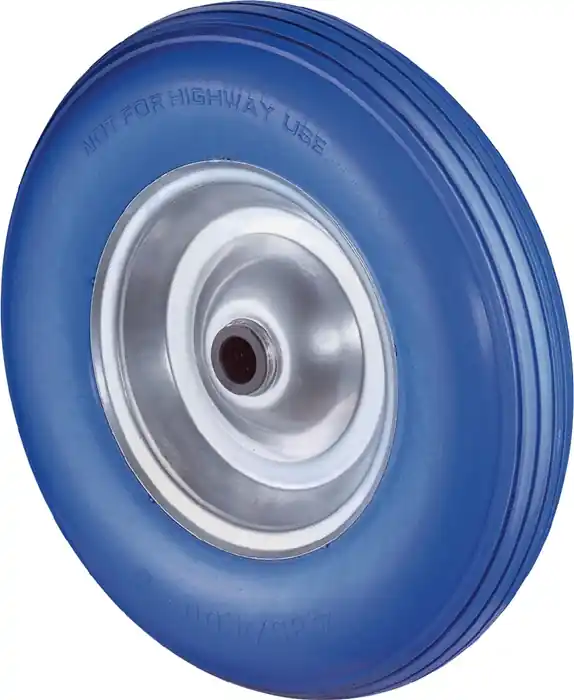 Aktuell Polyurethanrad D.400mm Trgf.200kg pannensicher Stahlfelge Rillen BS ROLLEN