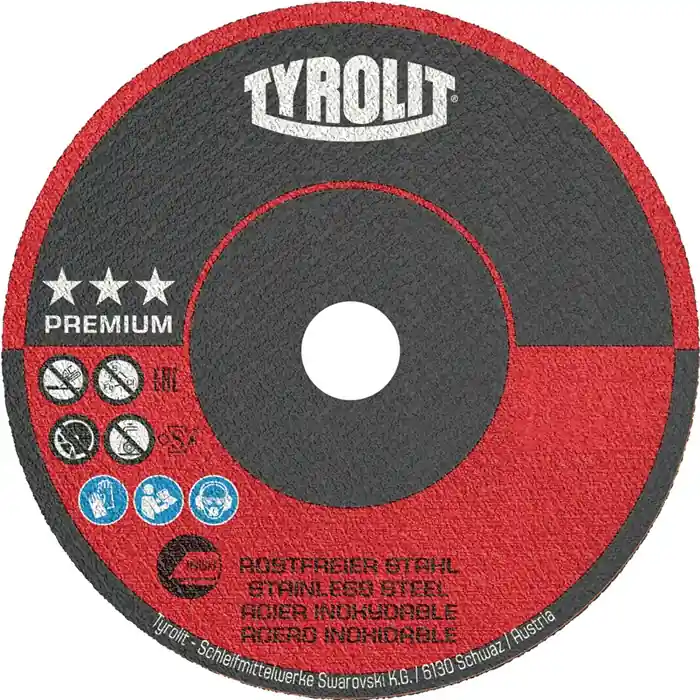 Online Kaufen Trennscheibe PREMIUM D.50mm Scheibenstärke 1mm ger.Bohr.10mm TYROLIT VE: 25 Stück