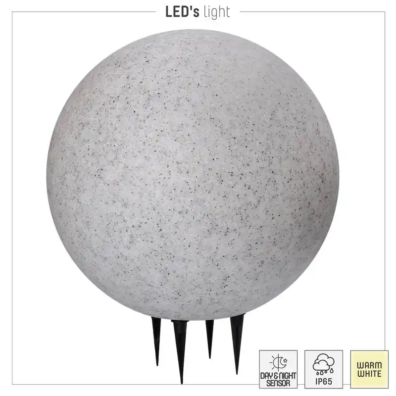 LED outdoor - boden-licht Hoi-ein - 7W 806lm 2700K IP65 - Sensor - Grau Schneller Versand