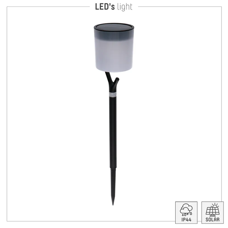 Geprüft Solar outdoor licht mit erdspieß - Kathlehong 3lm 2700K IP44 - Sensor - Weiß