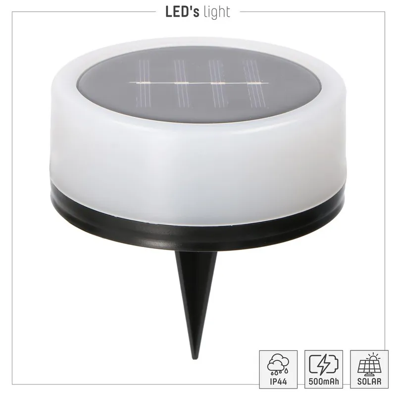 Solar outdoor licht mit erdspieß - Sydney 1lm 2700K + RGB IP44 - Sensor - Weiß Neuheit