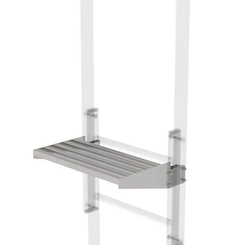 Knallerangebot MUNK Ausstiegstritt Edelstahl Spaltmaß 300mm
