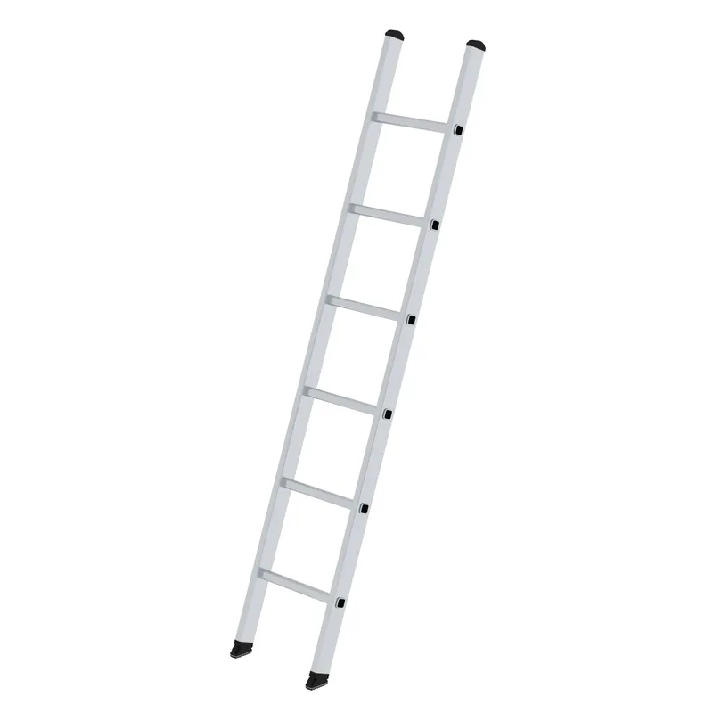 MUNK Sprossen-Anlegeleiter 350mm breit ohne Traverse 6 Sprossen Heißes Angebot
