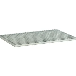 CEMO Stahlgitterrost für PE-Palettenauffangwanne 120 x 120 Heißes Angebot