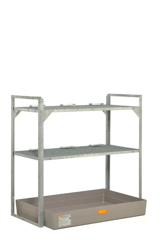 Nur Für Kurze Zeit CEMO Fassregal Typ 360 150l mit GFK-Auffangwanne + Fassauflagen für 6x60l Fässer