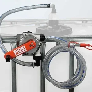 Top-Seller CEMO Kurbelpumpe für AdBlue® mit PVC-Schlauch 3m - Montageplatte für IBC, Saugschlauch 1,5m