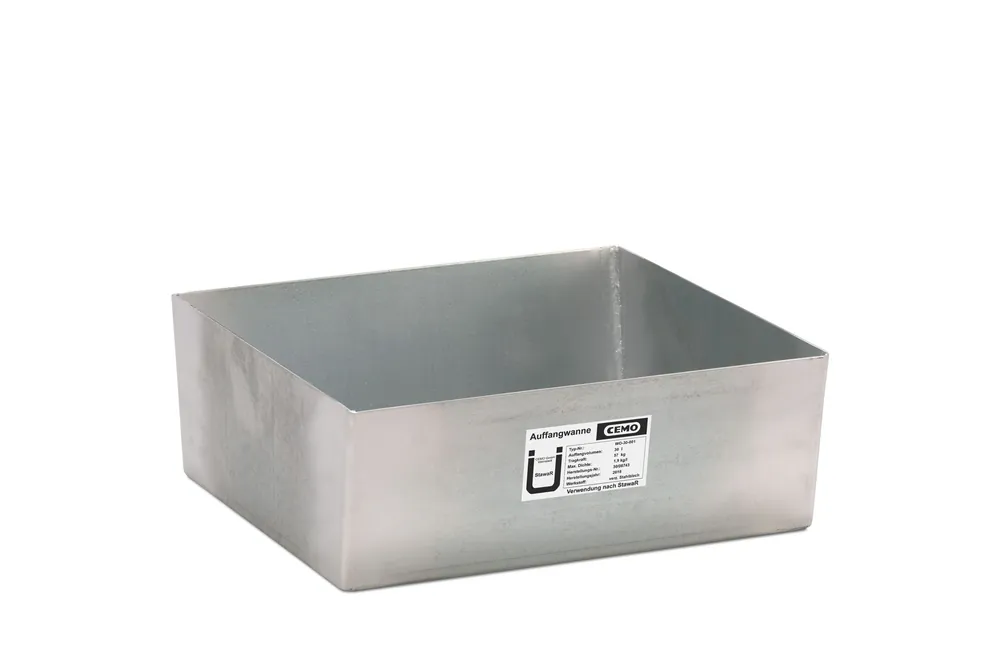 Garantierte Lieferung CEMO Kleingebindewanne aus Stahl Q30 - 46x43,5x17cm - 30l