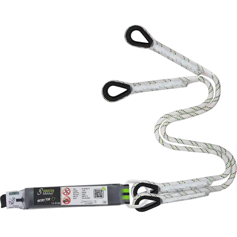 Kratos Safety HOPE Y-Verbindungsmittel mit Falldämpfer aus Kernmantelseil Aktuell