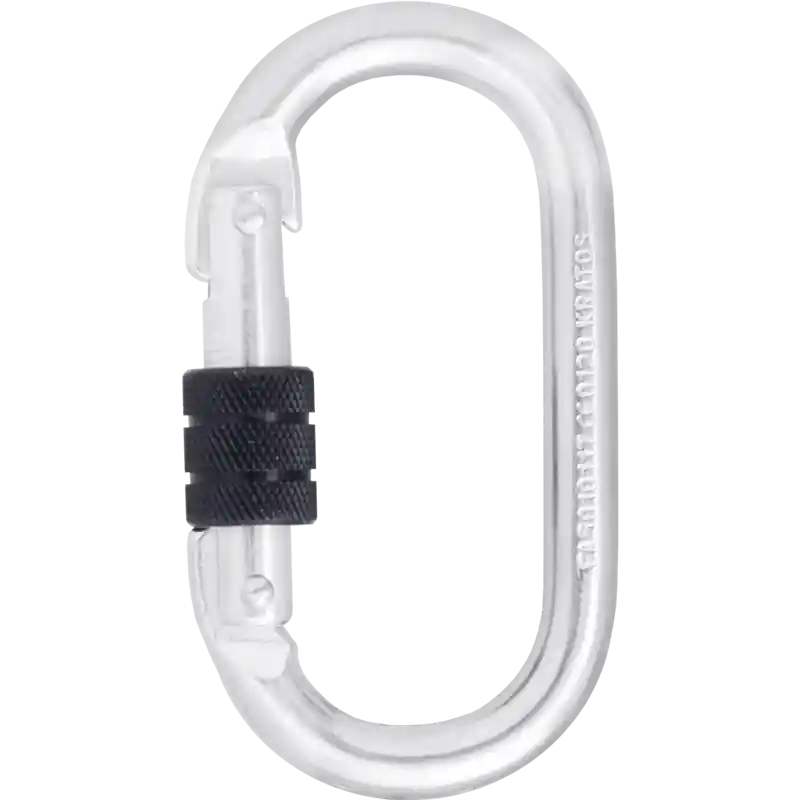 Preiswert Kratos Safety Stahl-Karabiner mit Schraubverschluss