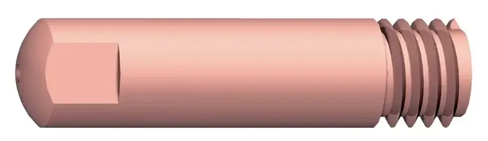 Stromdüse Draht-Ø 0,8mm M 6 L.25mm CuCrZr A.BINZEL VE: 10 Stück Sonderaktion