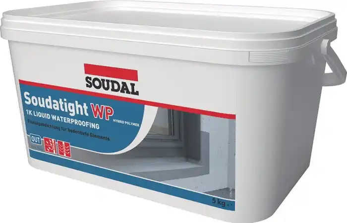 Expressversand Flüssigfolie SOUDATIGHT WP grau 5kg Eimer SOUDAL