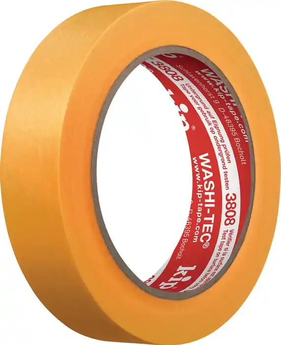 Abdeckband 3808 WASHI-TEC® Premium Goldkrepp® glatt orange L.50m B.48mm Rl.KIP VE: 5 Rollen Billig