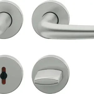 Super-Preis Rosettengrt.12 1023 Alu.0105 U-Form WC DIN L/R D/D FSB VE: 5 Stück