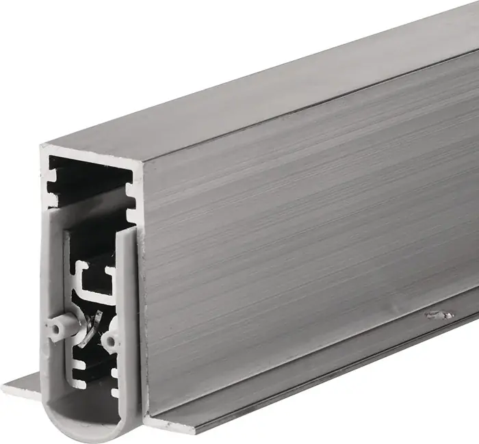 Türdichtung EllenMatic Soundproof Omega 1 stg.L.1083mm B.15mm Alu.blk silber Rabatt