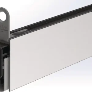Türdichtung EllenMatic Soundproof Slim 1 stg.L.708mm B.10mm Silik.blk silber Neu Im Sortiment