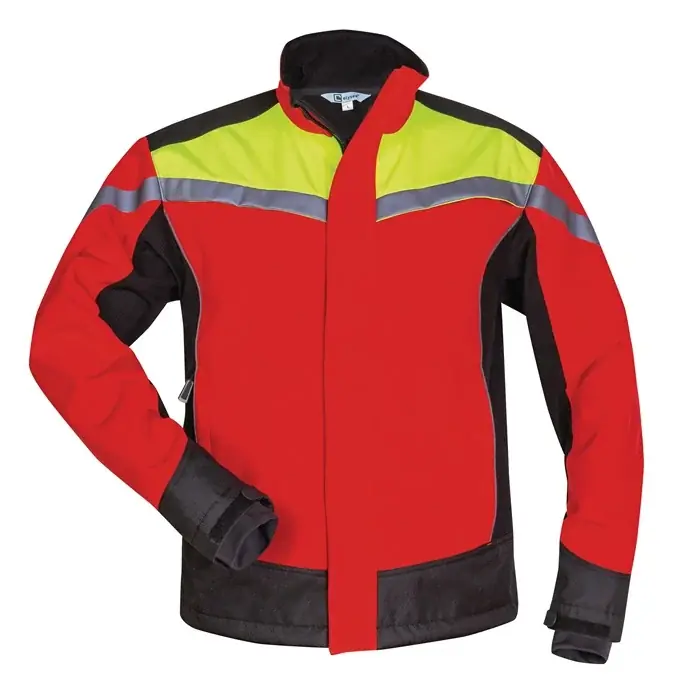 Jetzt Bestellen Waldarbeiter-Softshelljacke ESCHE Gr.XXXL rot/gelb/schwarz ELYSEE