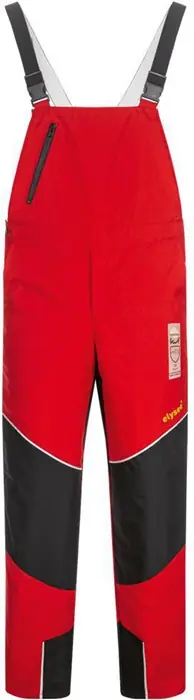 Aktuell Schnittschutzlatzhose SPEIERLING Gr.54 rot/schwarz/gelb ELYSEE