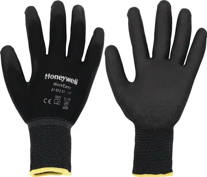 Handschuhe Workeasy Black PU Gr.9 schwarz EN 388 PSA II VE: 100 Paare Aktuell