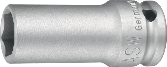 Geprüft Kraftschraubersteckschlüsseleinsatz 750 L 1 Zoll 6KT SW 41mm L.100mm ASW