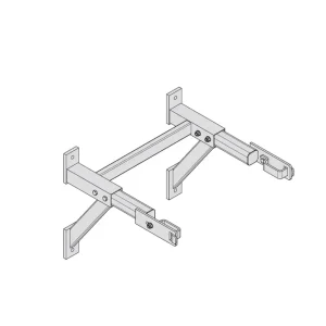 HYMER Wandkonsole verstellbar, Alu, Verstellbereich 350-500 mm Jetzt Kaufen