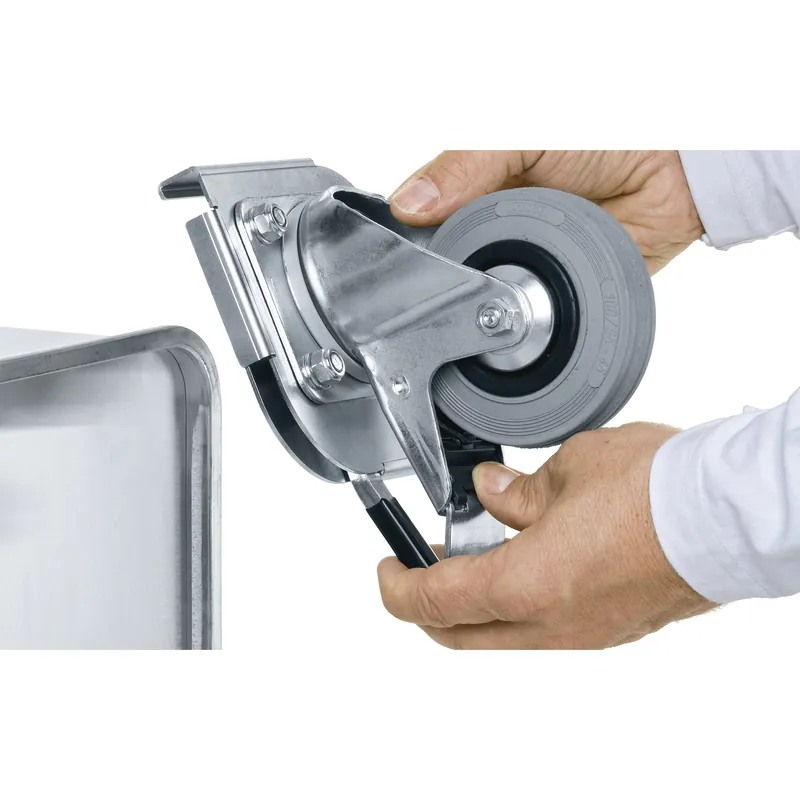 Schneller Versand ZARGES Clip-On Lenkrollensatz