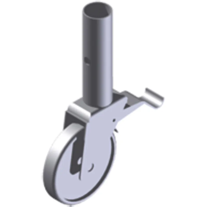 Zertifiziert ZARGES Lenkrolle mit Zapfen D = 125 mm