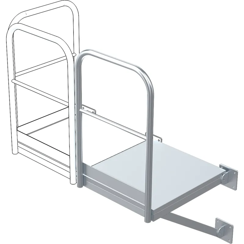 ZARGES Erweiterungspodest 500 x 860 mm VA Geprüft